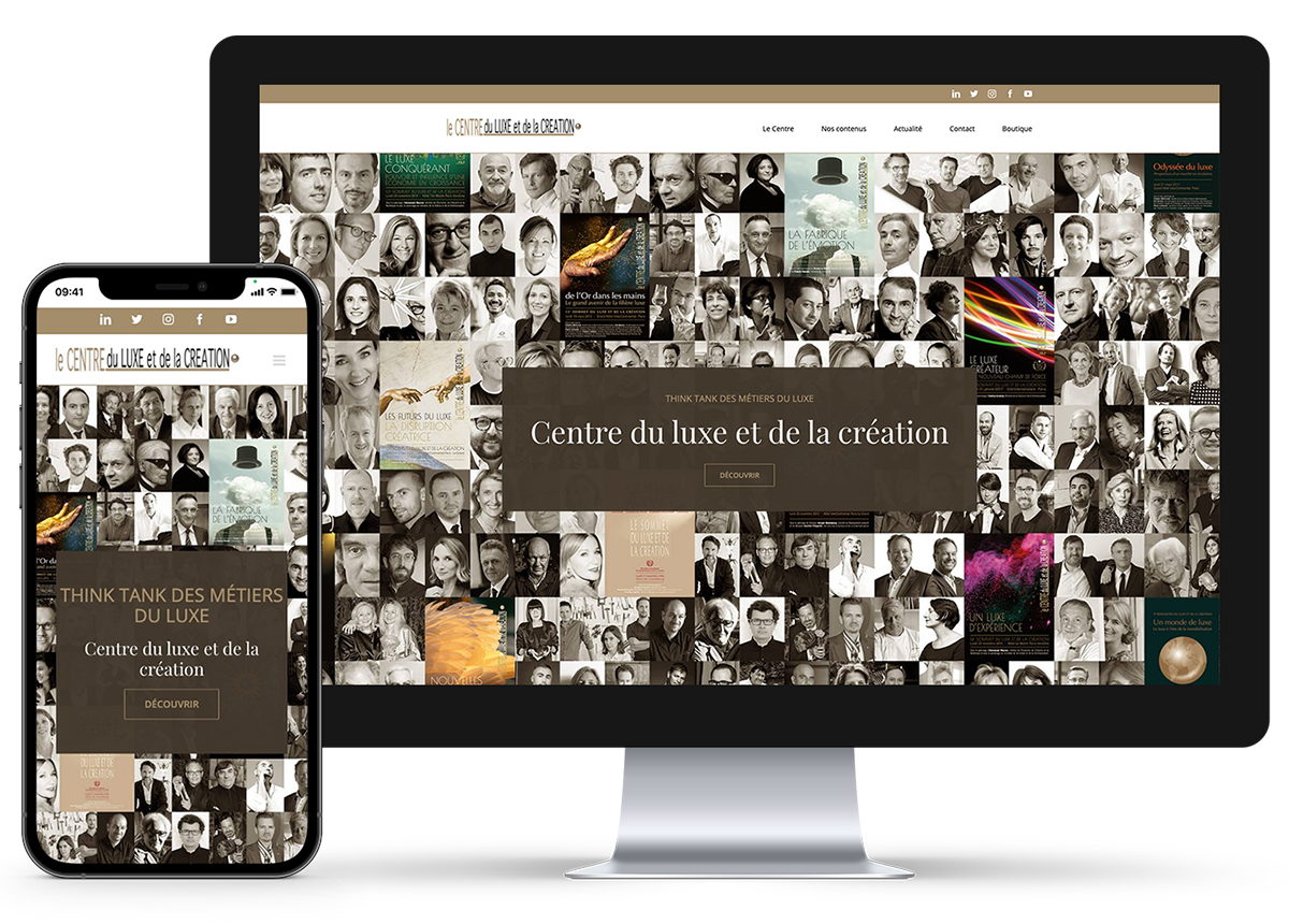 Site web Centre du Luxe